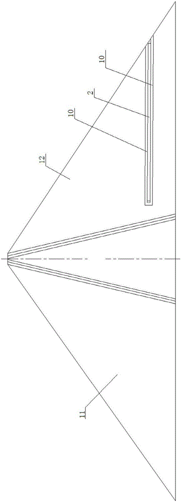 Precast concrete drainage structure in dam body of rock-fill dam and construction method