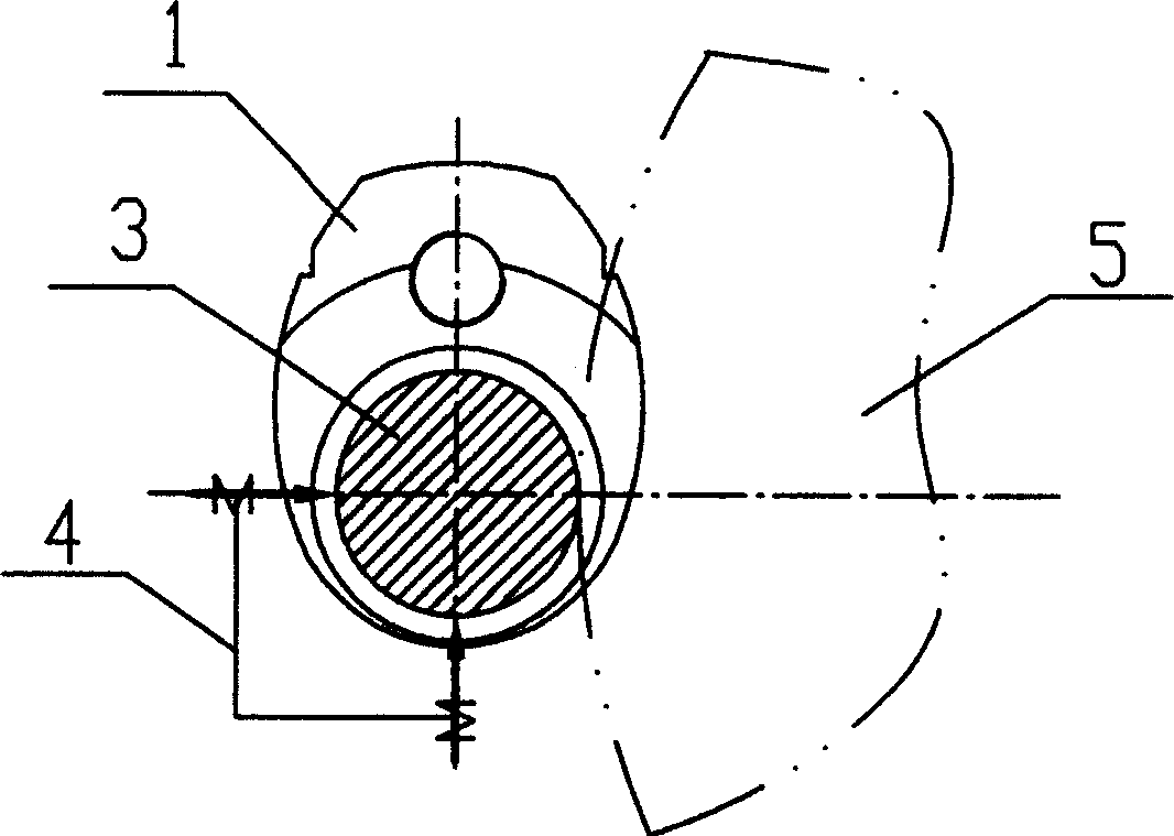 Method for grinding crankshaft of diesel engine accurately