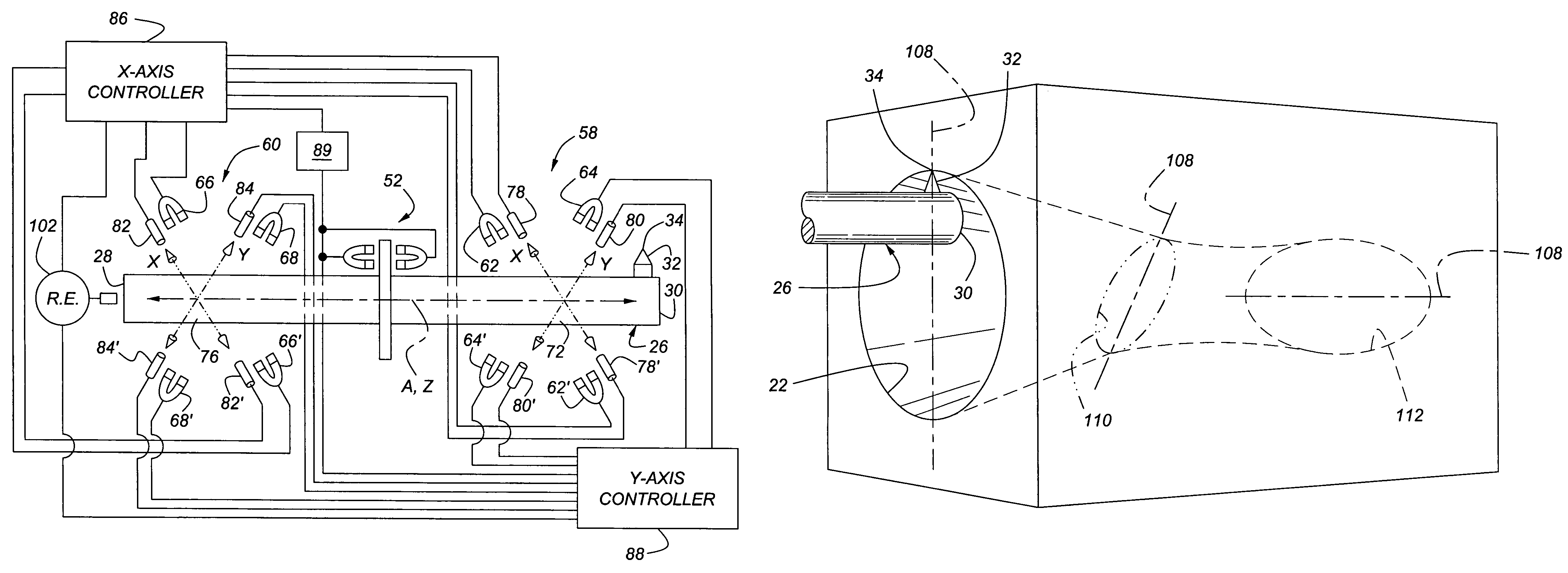 Magnetically levitated high-speed spindle for shaping irregular surfaces