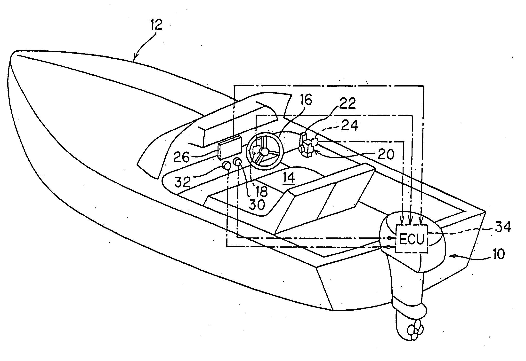 Outboard motor control system