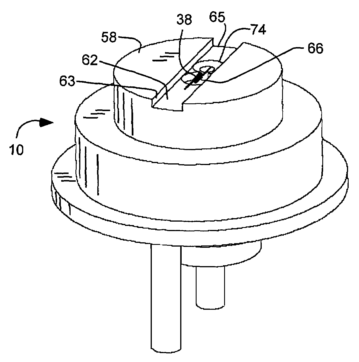 Cathode header optic for x-ray tube