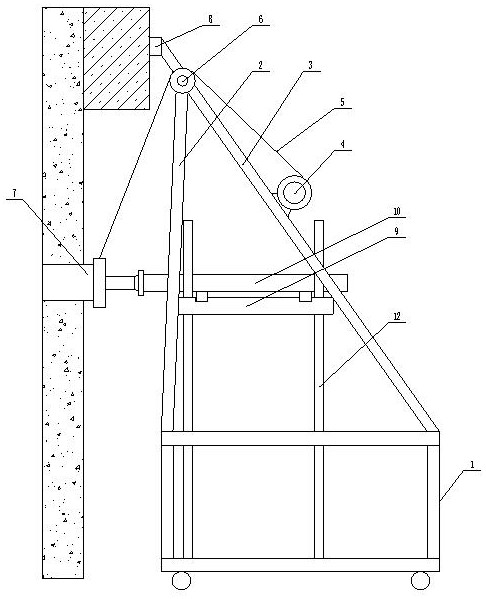 A kind of aerated concrete wall panel installation method