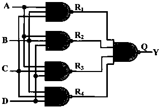 Fire alarm dual-rail logic circuit based on strand displacement, and implementation method thereof