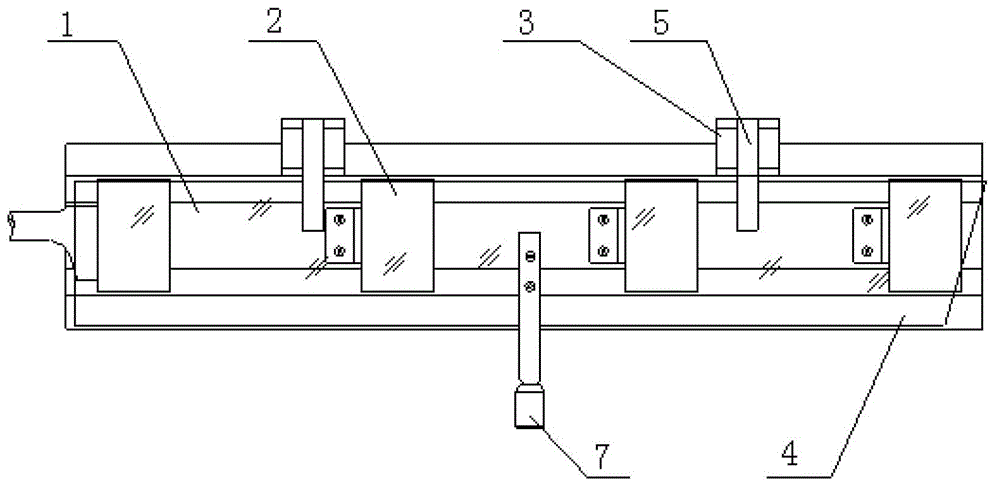 Conveyor device for transparent paper cigarette packet small charter machine