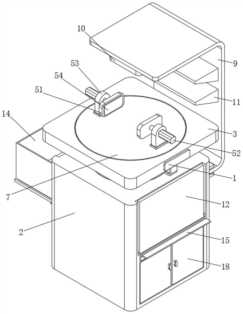 Auxiliary device for new energy automobile part detection