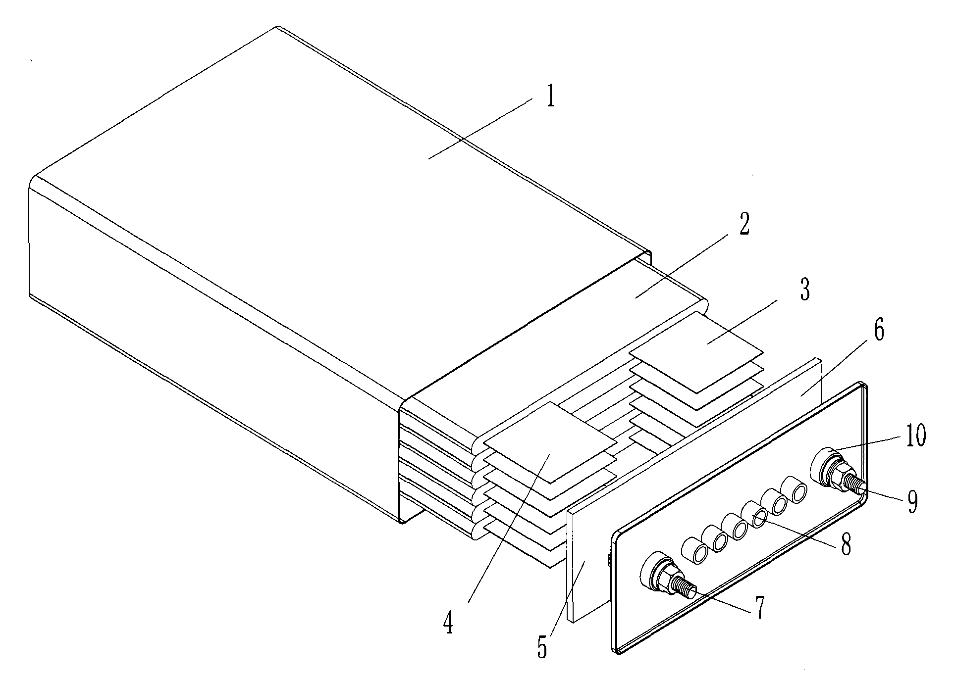 Lithium ion battery compound module