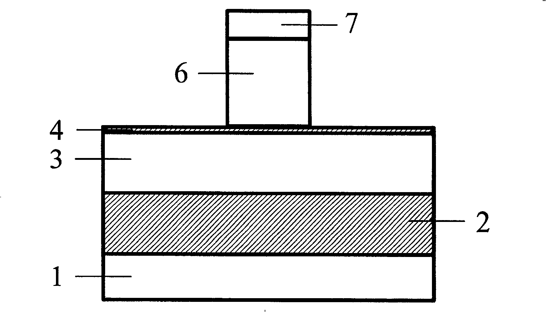 MOS transistor with partial depletion SOI structure and producing method thereof