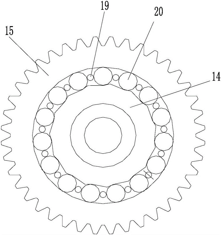 Inner rotor motor wave-shaped friction transmission self-adaption automatic variable speed drive assembly of electric motor car