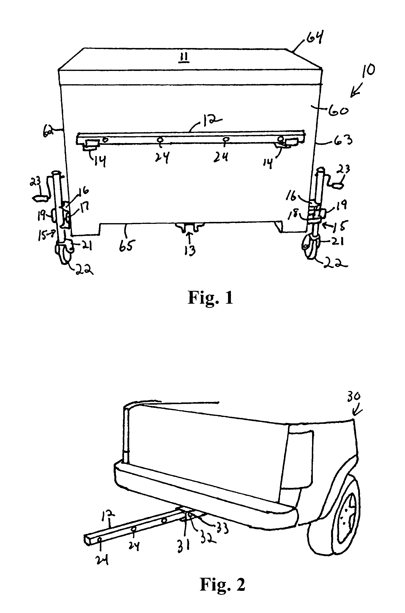 Portable hitch mounted cargo carrier