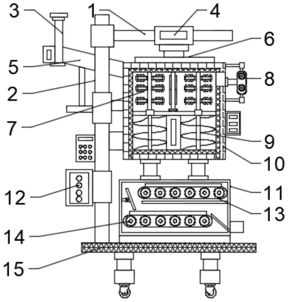 Grain drying device