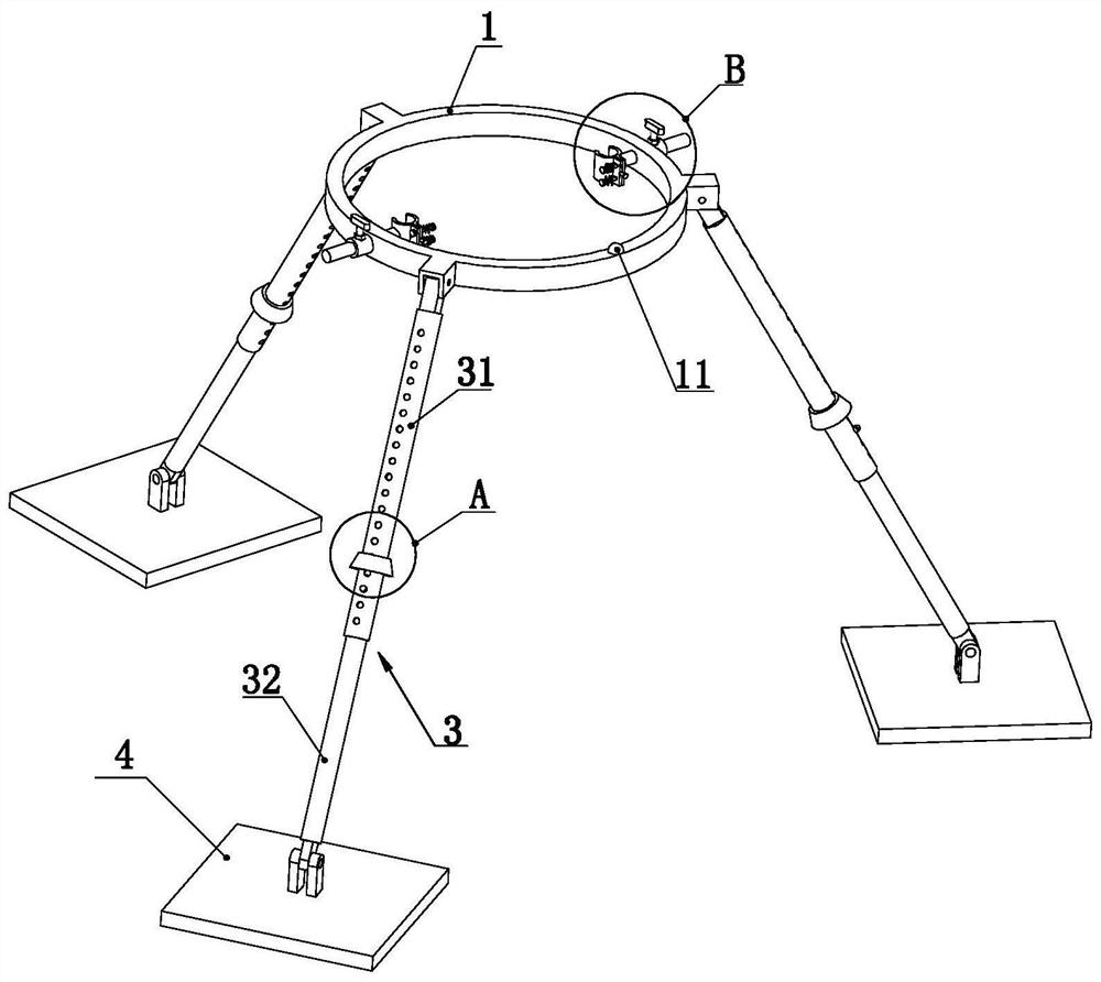 Bracket for lightning arrester test