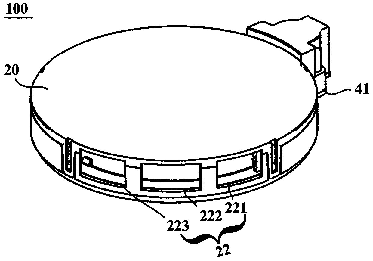 Branch air supply device and refrigerator with the branch air supply device