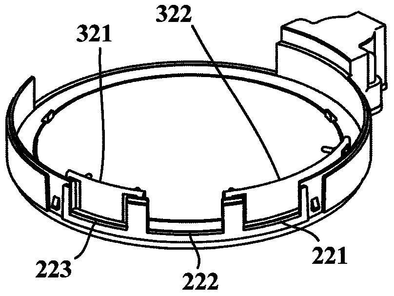 Branch air supply device and refrigerator with the branch air supply device