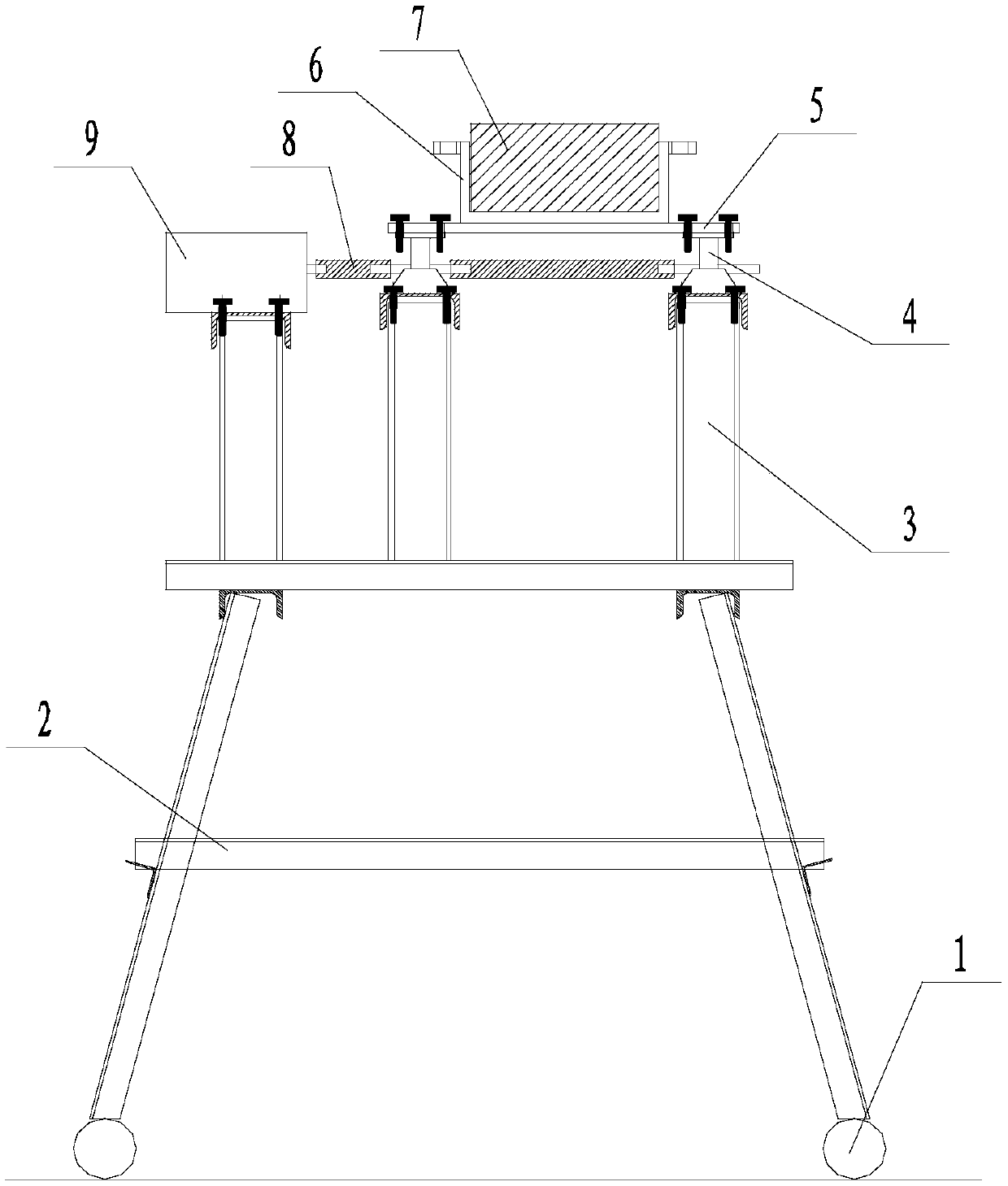 Inverted U-shaped prestressed steel strand anti-slip device and method