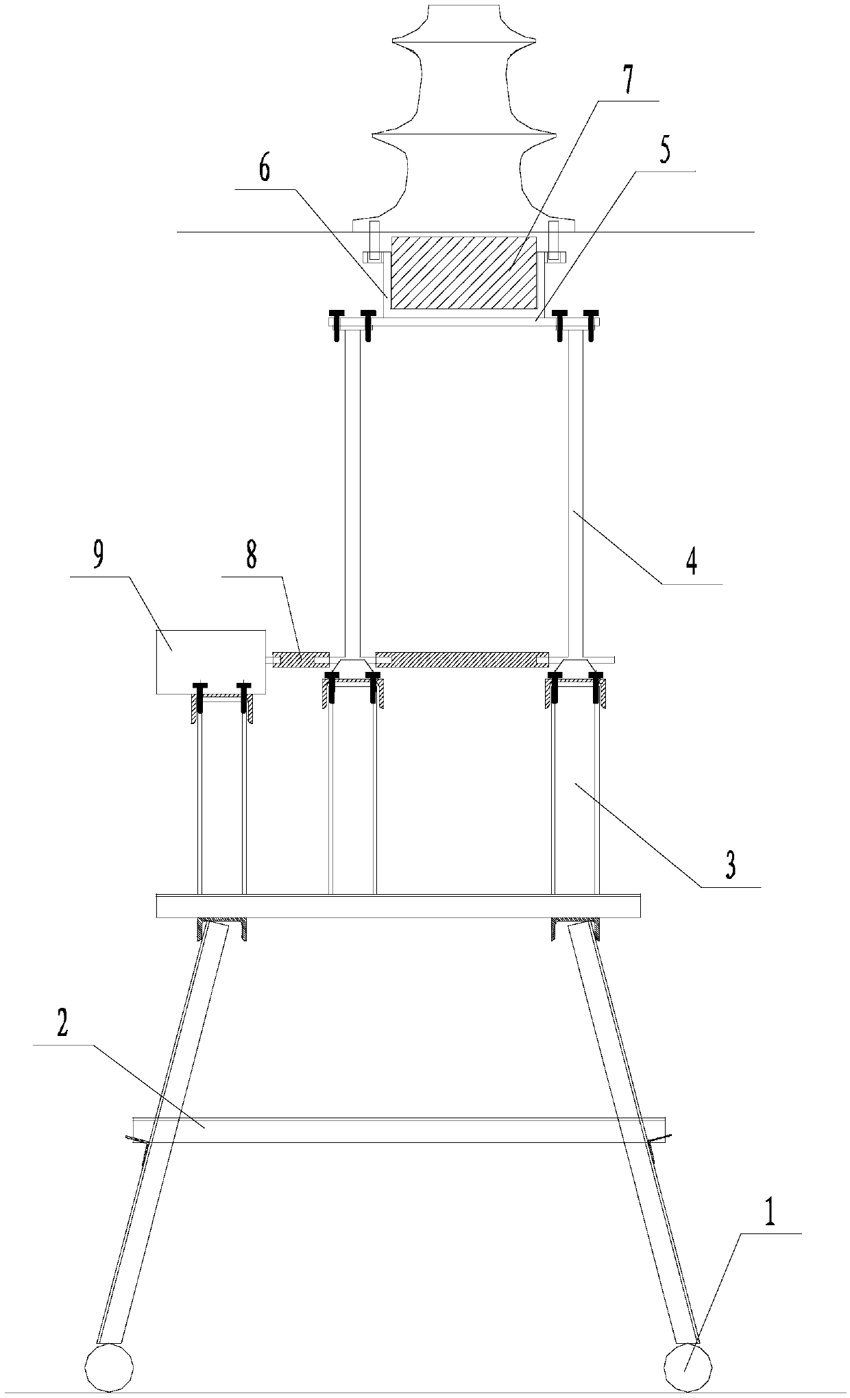 Inverted U-shaped prestressed steel strand anti-slip device and method