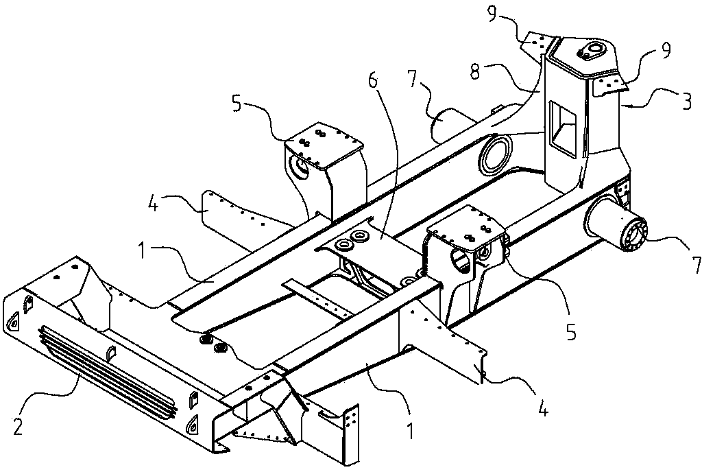 Dumper frame