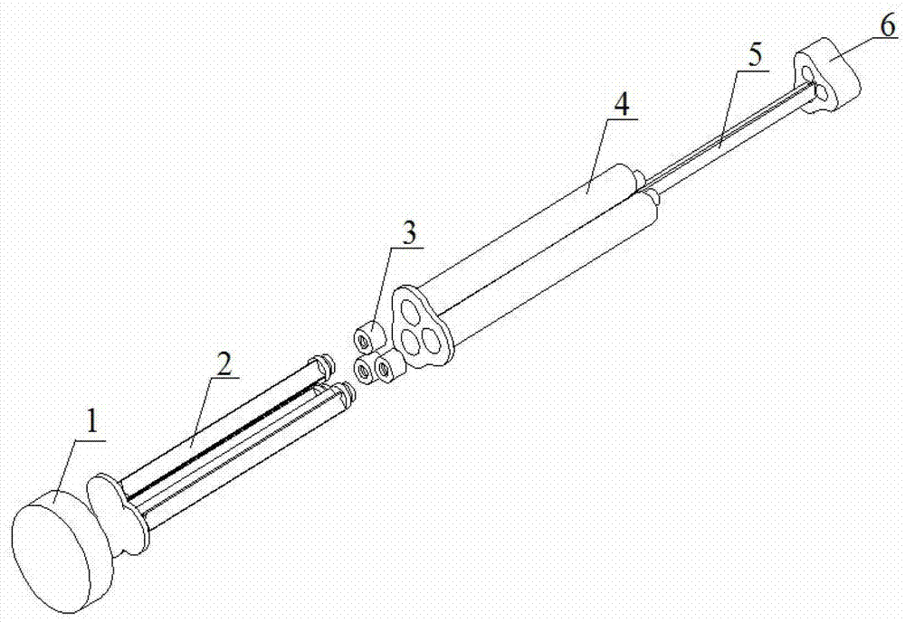 Glue blending device