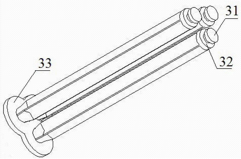 Glue blending device