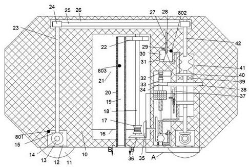 Electrically-driven nuclear radiation polluted area soil sample collection vehicle