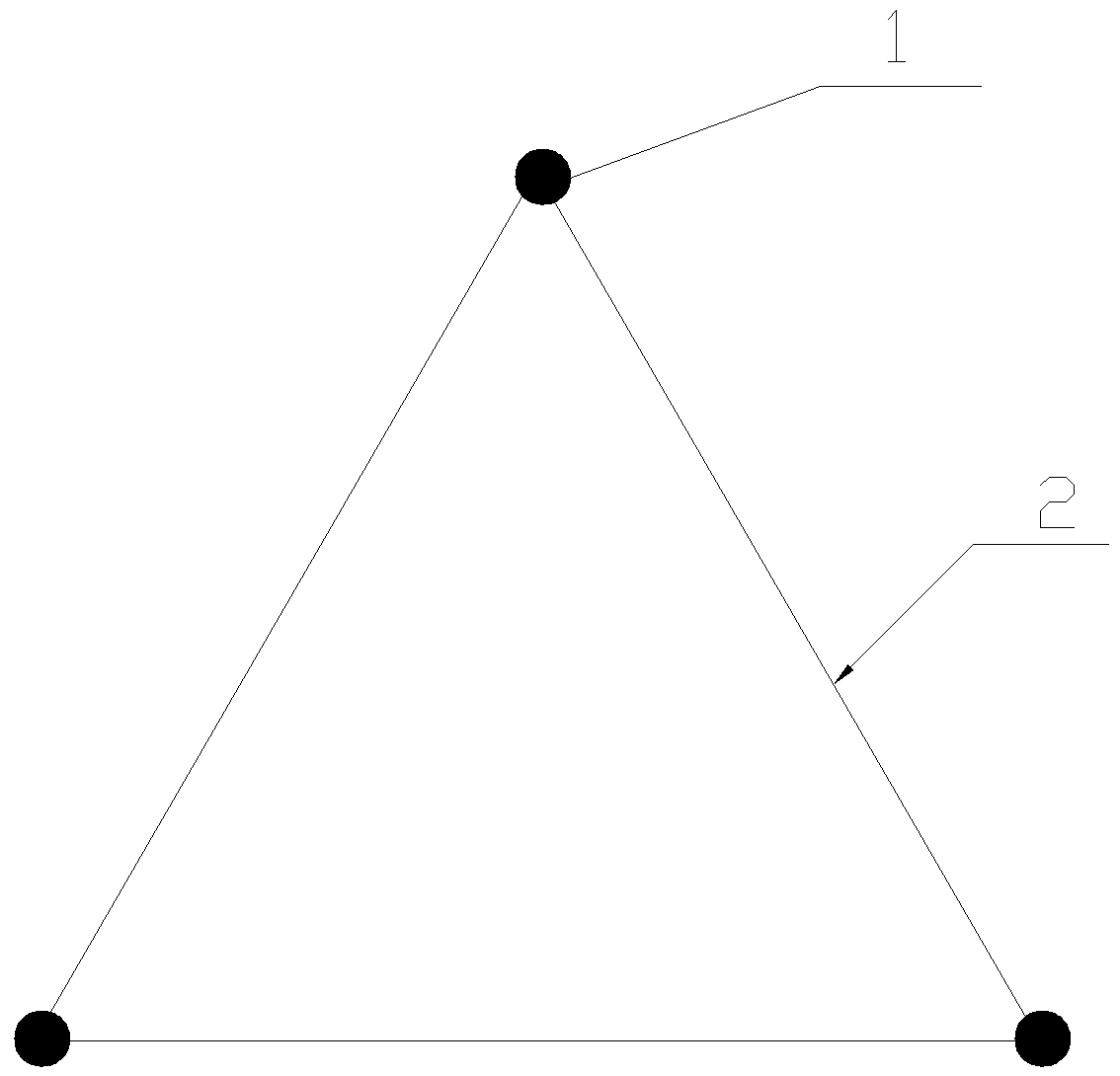 Three-column type airing clothes hanger