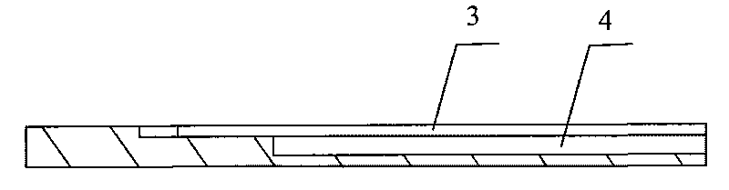 Chip-in micro-mixer and preparation method thereof