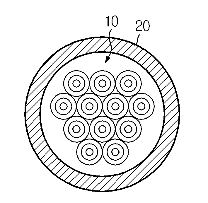 Bend-insensitive optical fiber having small coating diameter and optical cable comprising the same