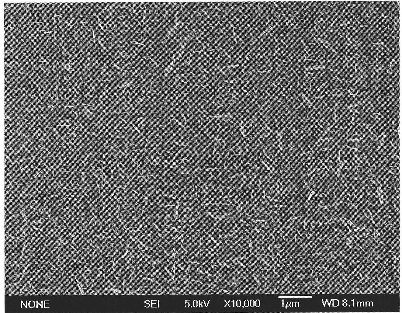 Method for covering silver nano-film on copper material