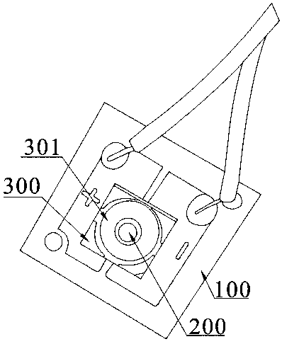 Light source structure wide in light outgoing face