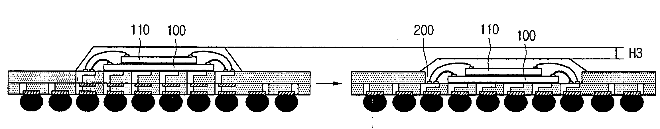 Rigid-flexible printed circuit board manufacturing method for package on package