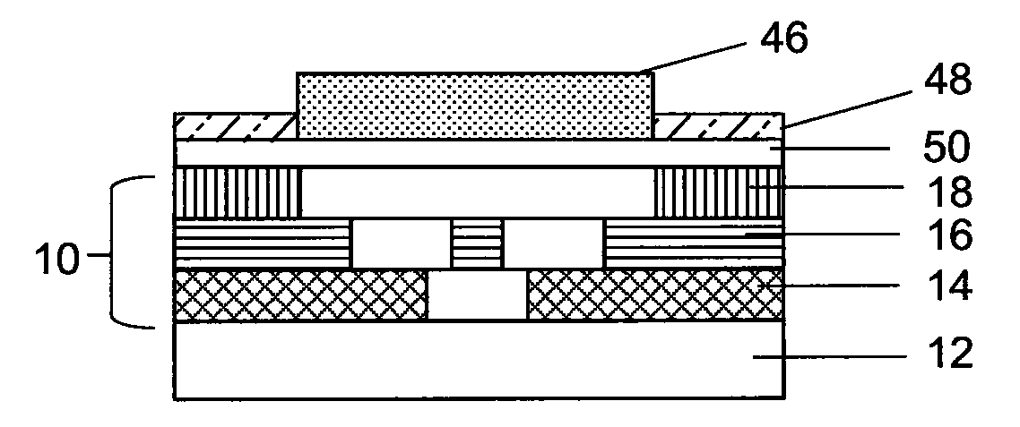 Colored mask combined with selective area deposition