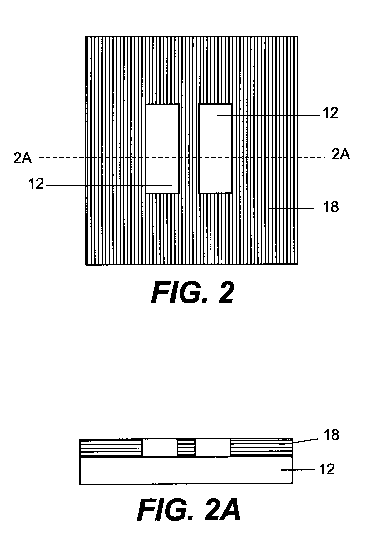 Colored mask combined with selective area deposition