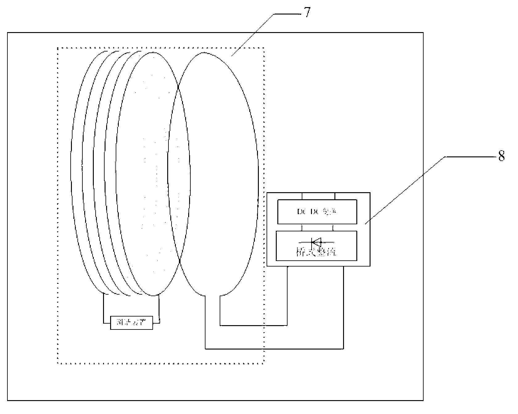 Multi-load wireless charging system used in leisure entertainment venue