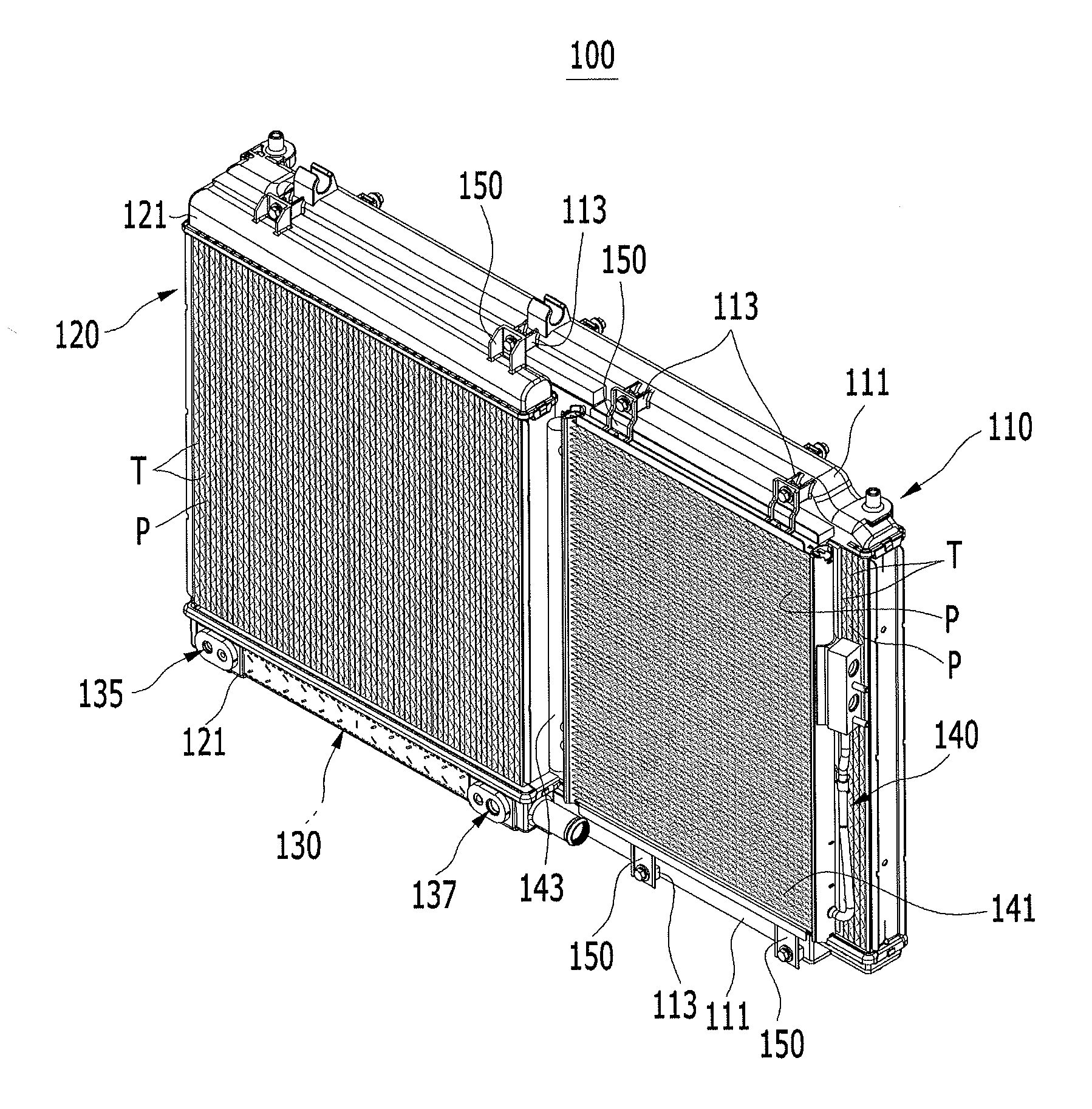 Cooling module for vehicle