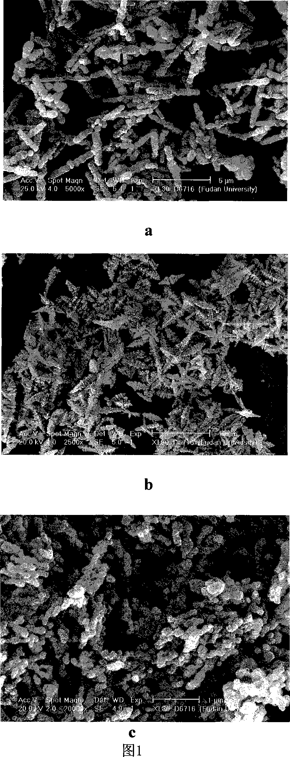 Method for preparing Nano material of lead tungstate