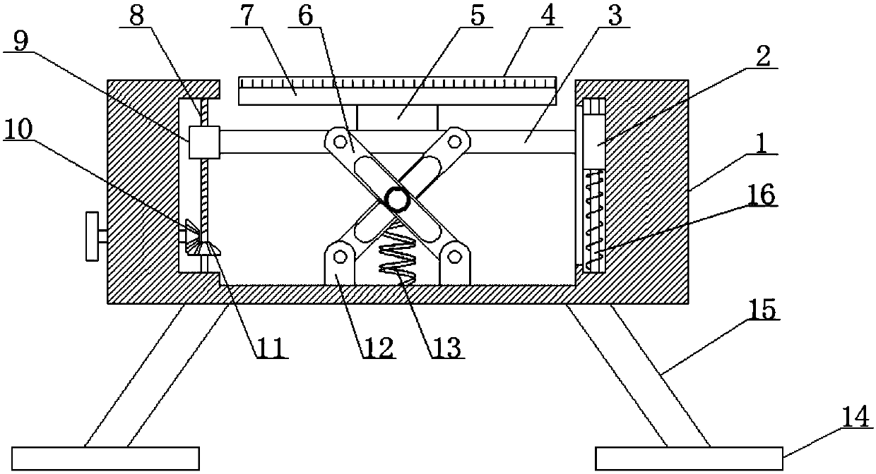 Fixing seat for domestic television