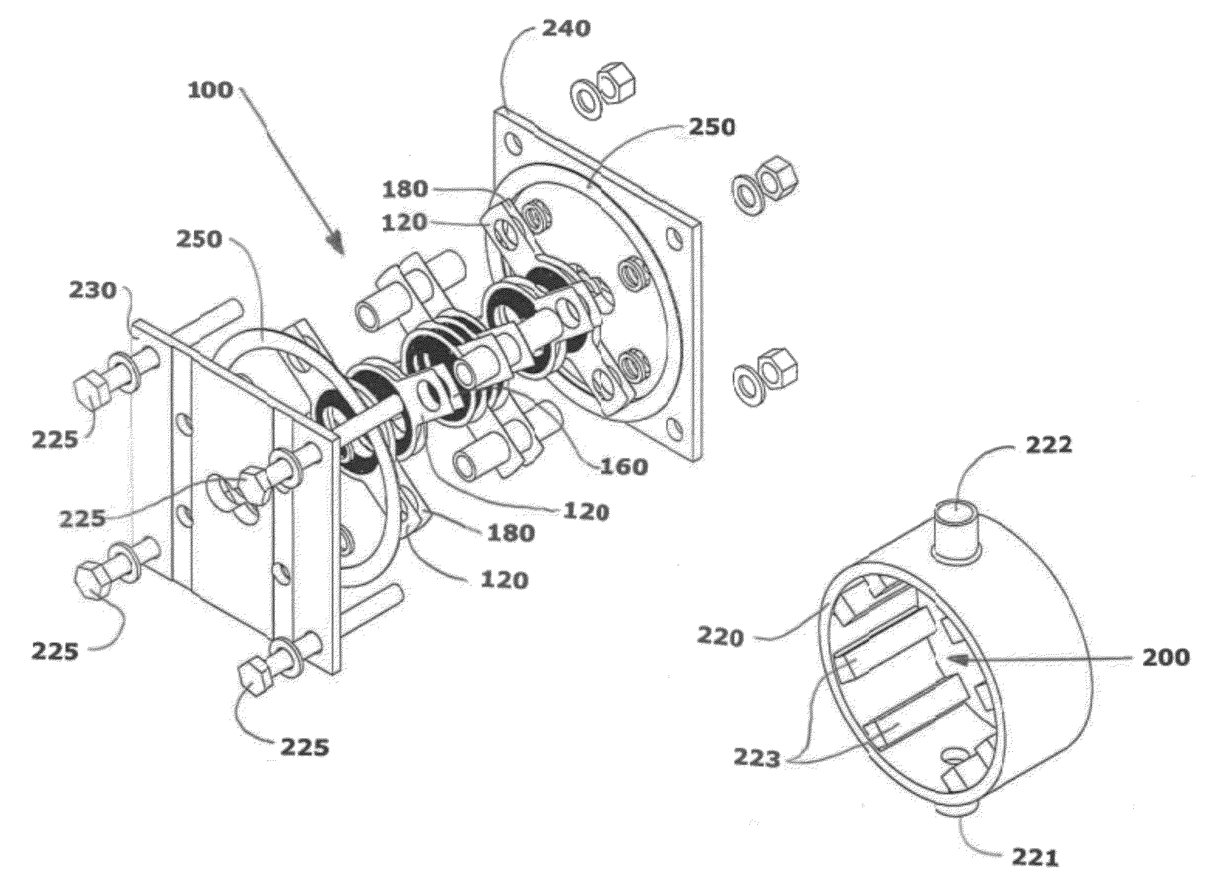 Solid/fluid separation device and method for treating biomass including solid/fluid separation