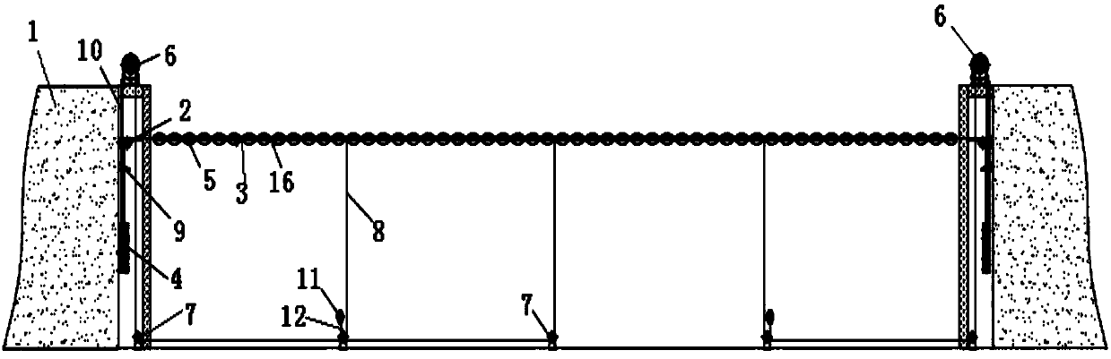 Sinking and floating type port safety gate