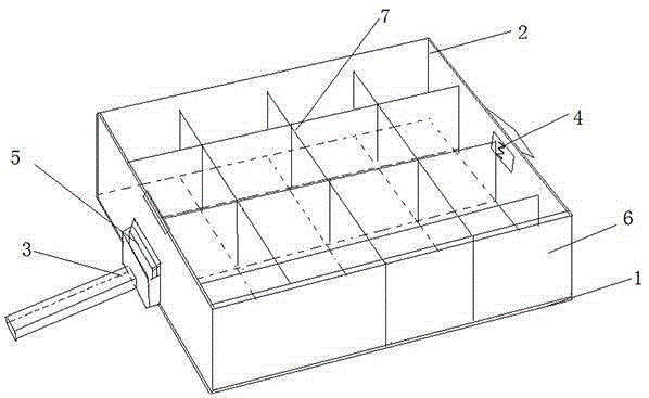 Portable dismountable vehicle-mounted snack box