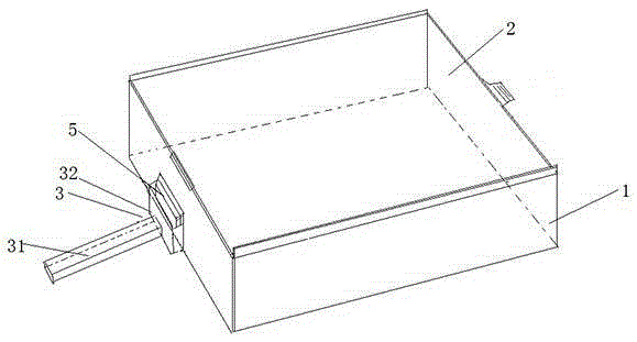 Portable dismountable vehicle-mounted snack box