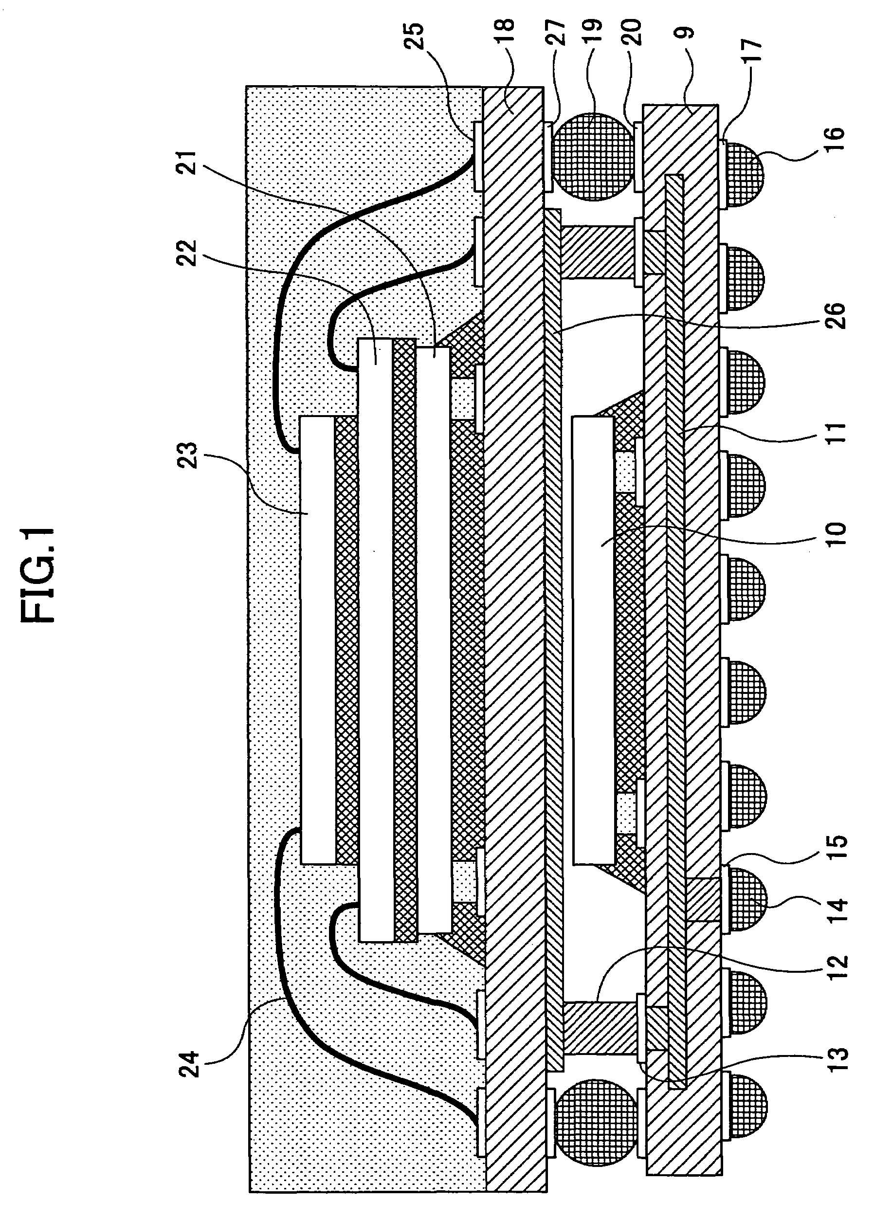 Stacked-type semiconductor device