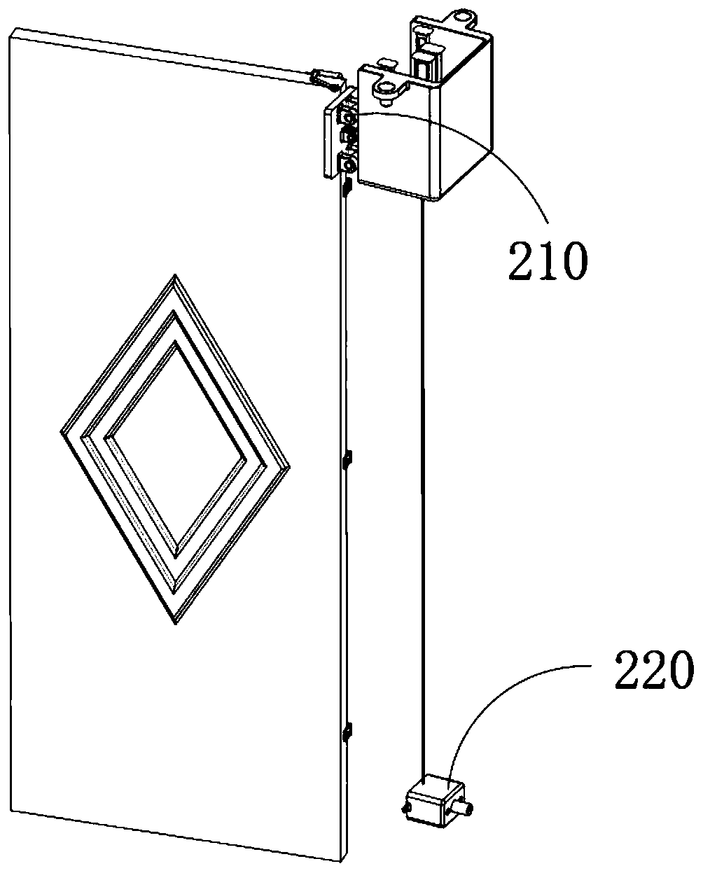 Emergency opening method of fire door