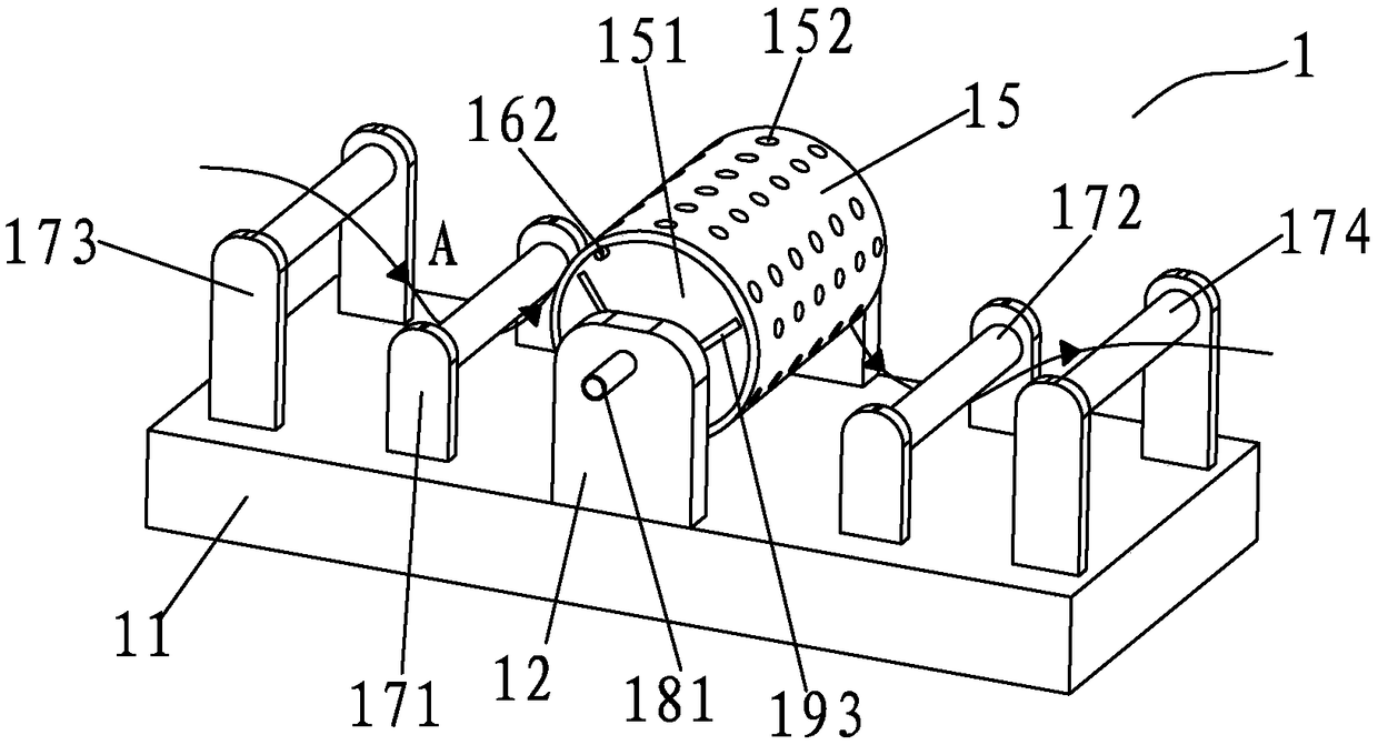 Printing and dyeing technology of efficient and automatic scouring