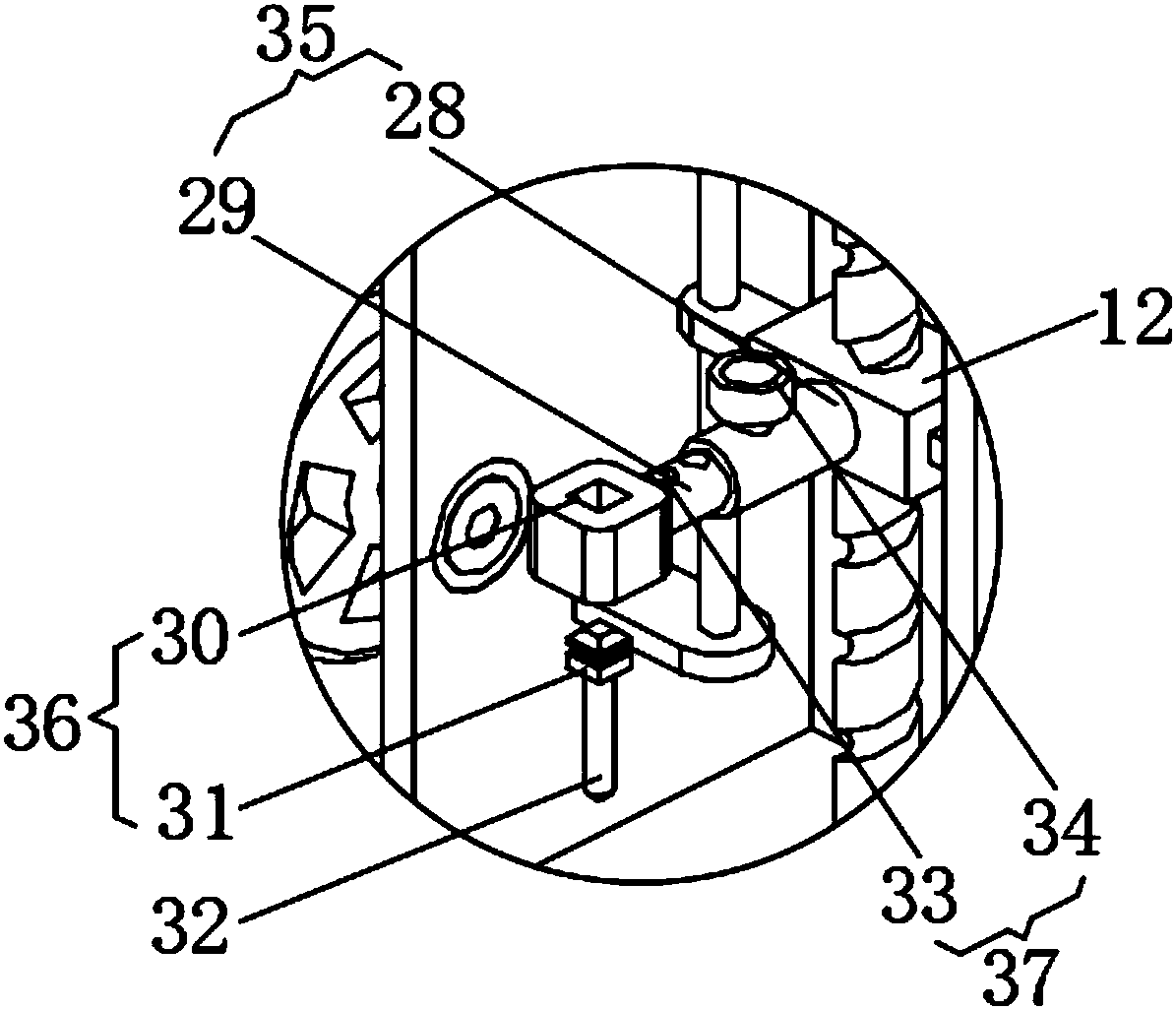 Manual type punching and perforating machine capable of conveniently taking out workpiece