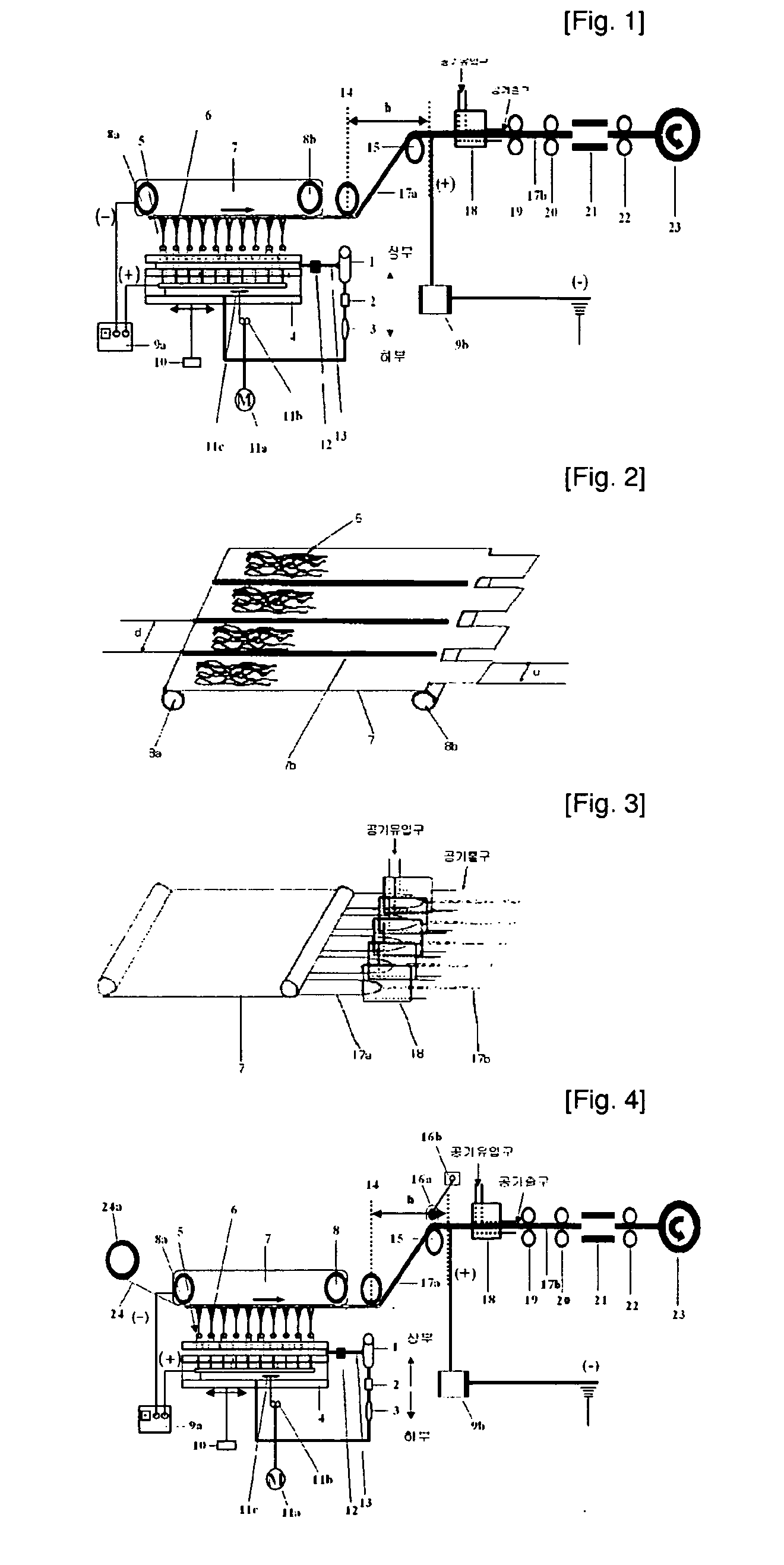 Process of preparing continuous filament composed of nanofibers