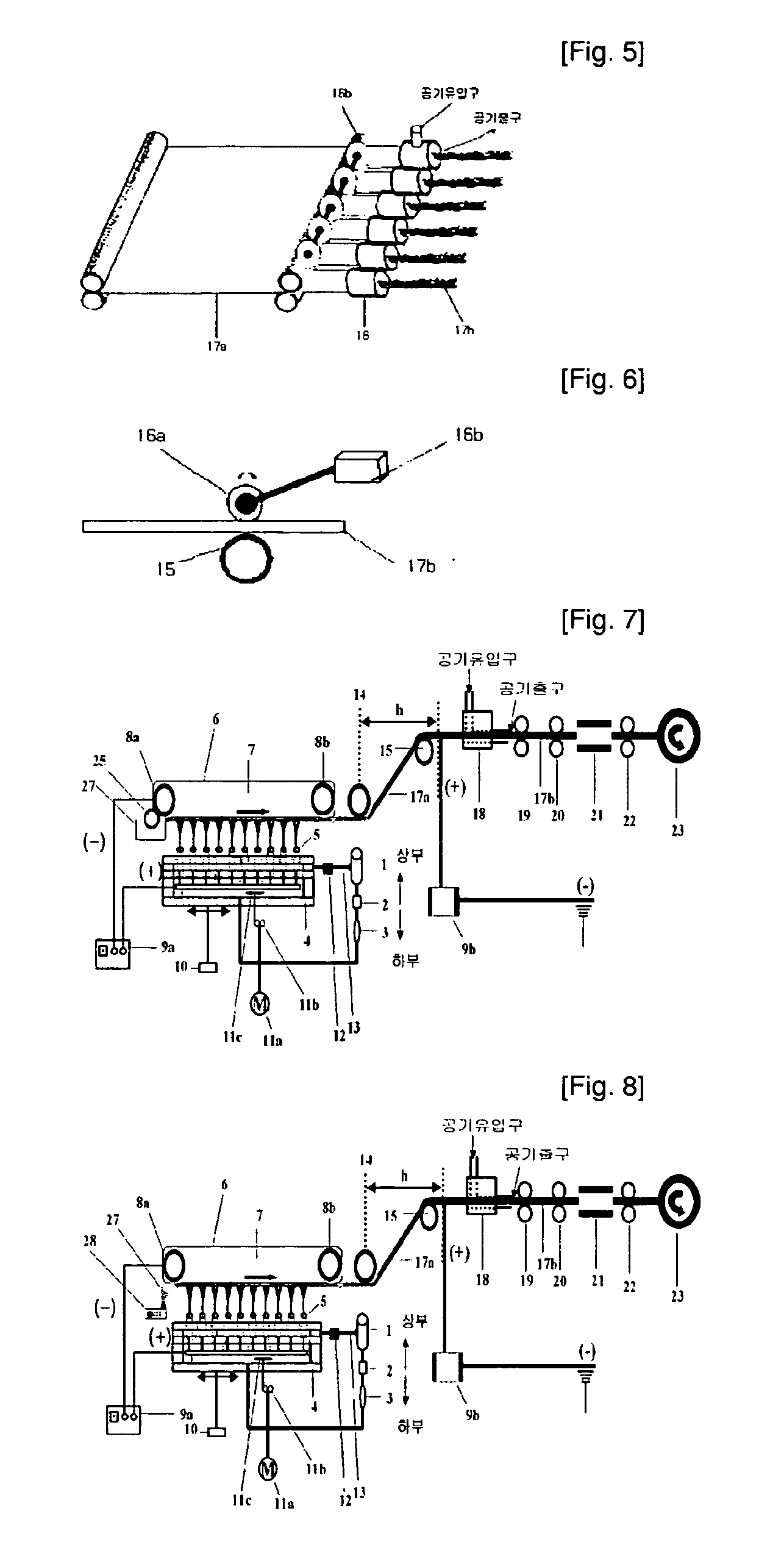 Process of preparing continuous filament composed of nanofibers