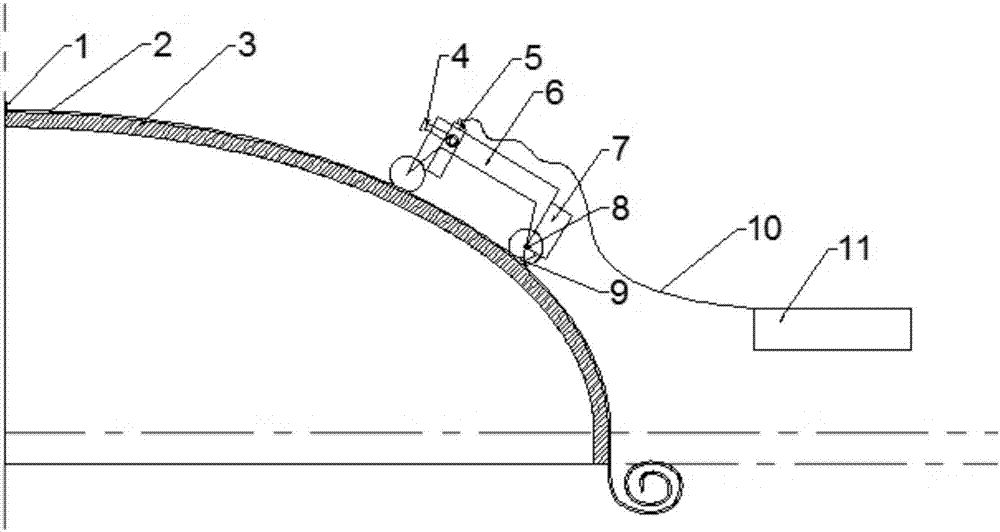 Plastic deformation measuring system and method for austenitic stainless steel stamped seal head