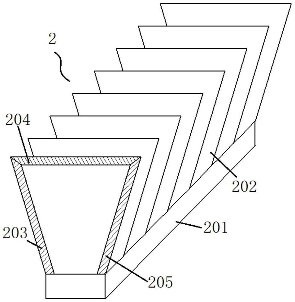 Cone skin particle forming device