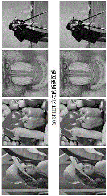 Edge enhancement improved SPIHT image coding and decoding method