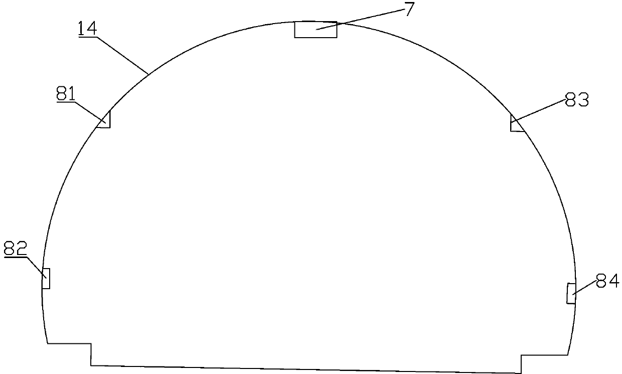 Tunnel lining steel belt reinforcing structure and construction method