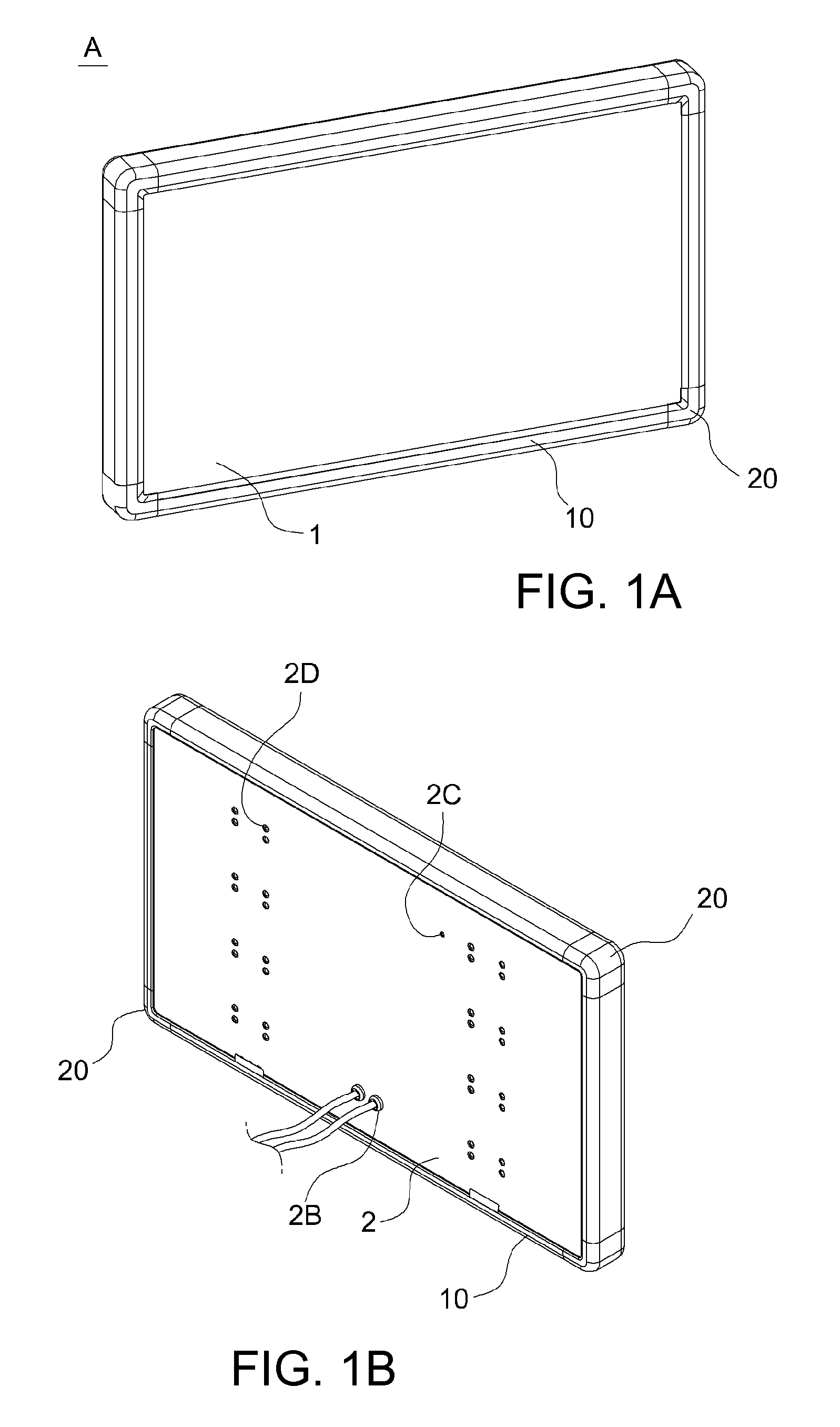 Frame assembly for display panel